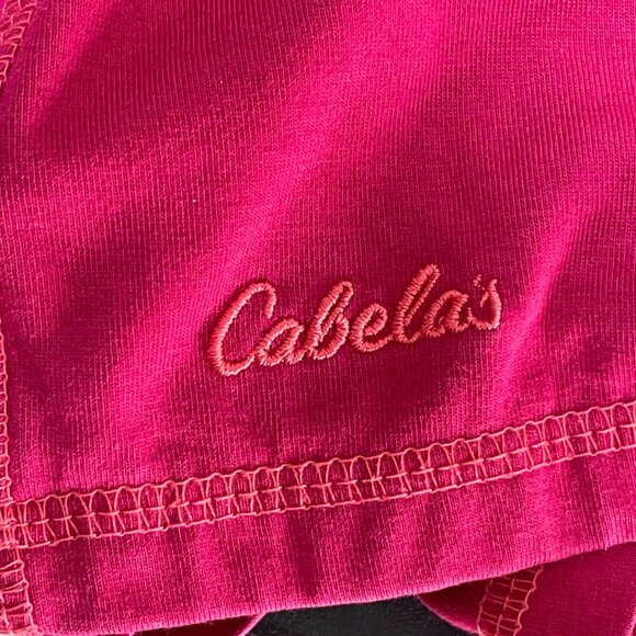 Cabela's Women's Hoodie T-Shirt Top Pink Size L Large Modal Blend - Picture 6 of 7